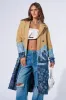 WICKER PARK DENIM DETAIL TRENCH sold by AKIRA