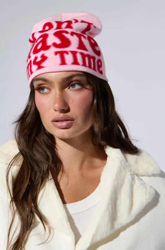 I SAID WHAT I SAID BEANIE sold by AKIRA