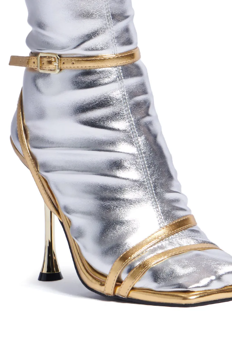 AZALEA WANG ODETA GOLD SANDAL sold by AKIRA product image thumbnail 5