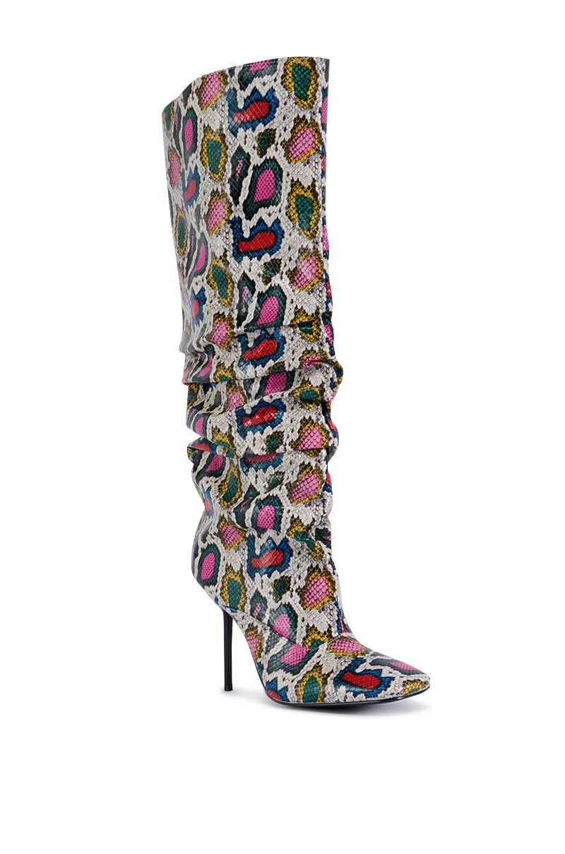 AZALEA WANG POKEY MULTI SNAKE BOOT sold by AKIRA product image thumbnail 4