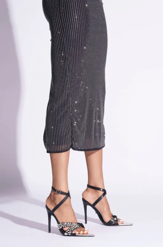 AZALEA WANG LIGHTYEAR BLACK SANDAL sold by AKIRA