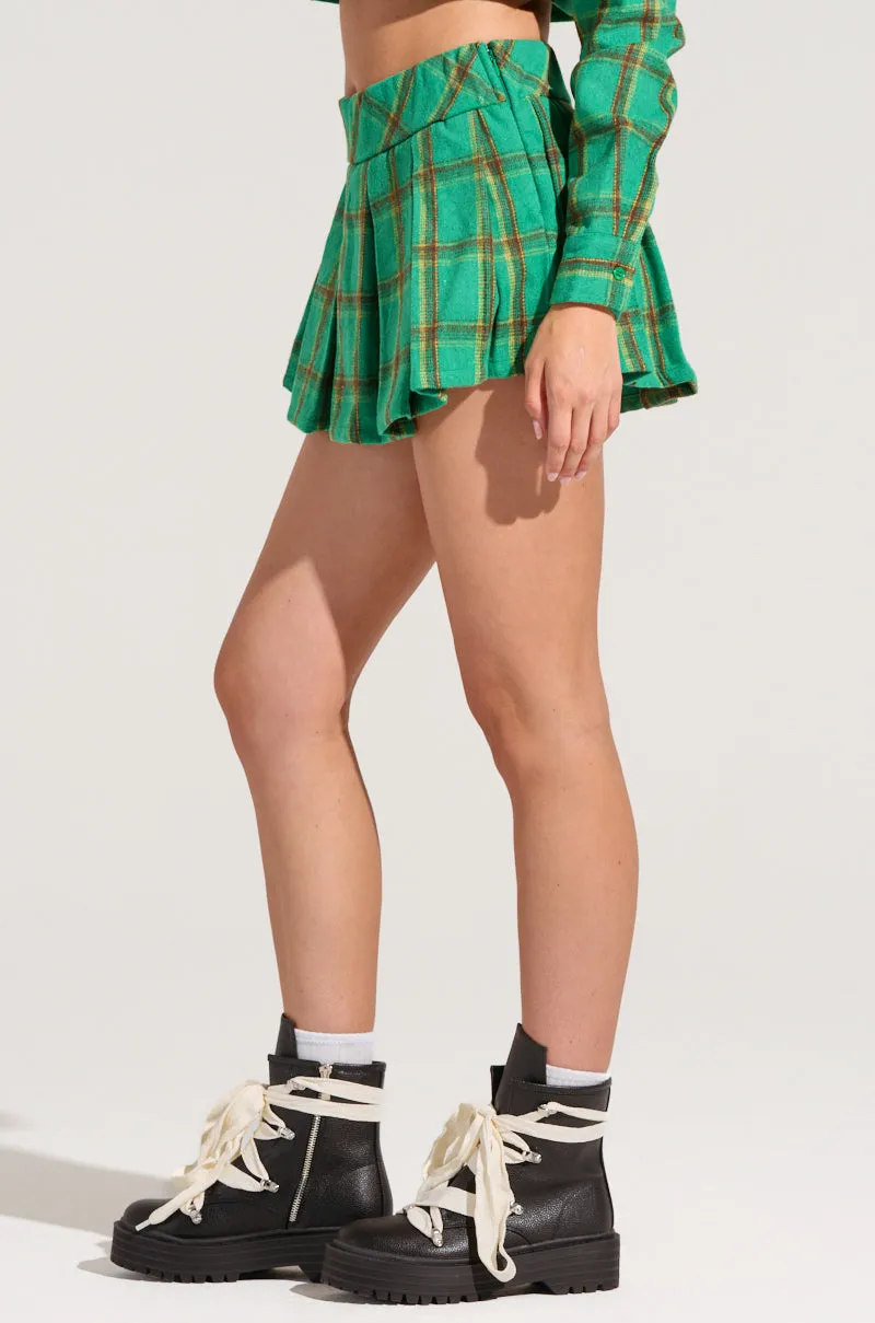 LUCKY GIRL PLEATED MINI SKIRT sold by AKIRA product image thumbnail 3
