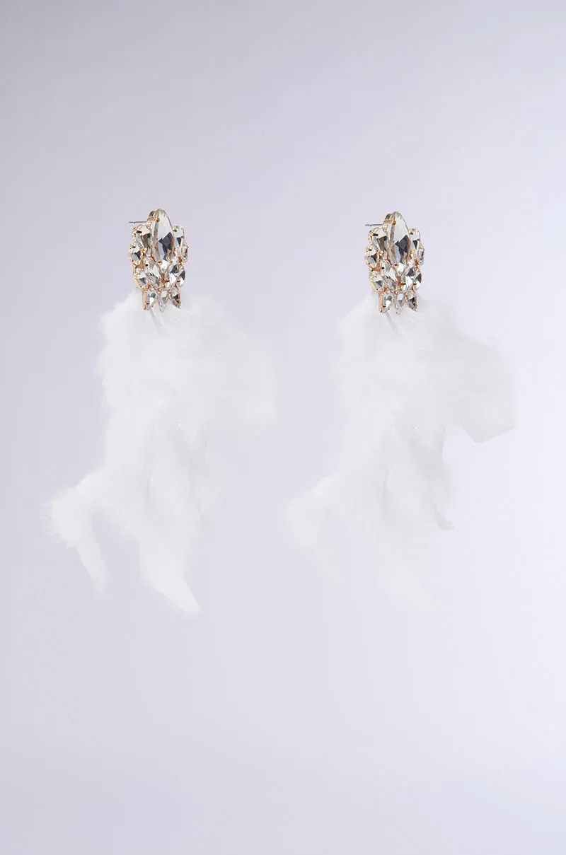 EMPOWER FEATHER EARRING sold by AKIRA product image thumbnail 3