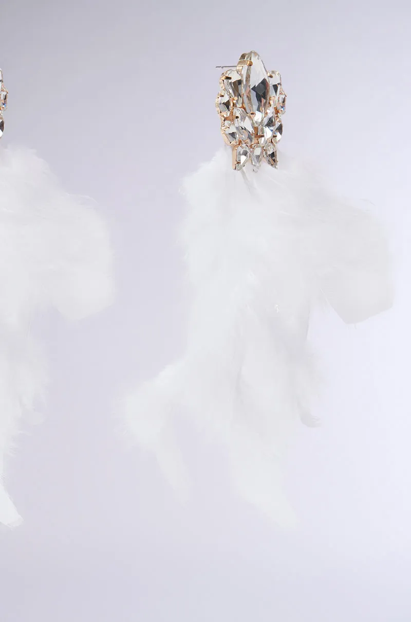 EMPOWER FEATHER EARRING sold by AKIRA product image thumbnail 4