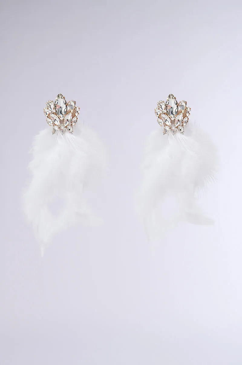 EMPOWER FEATHER EARRING sold by AKIRA product image thumbnail 2