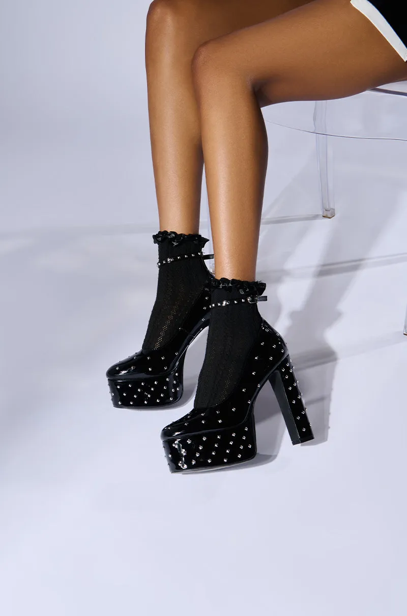 AZALEA WANG AERITH BLACK PUMP sold by AKIRA product image thumbnail 2