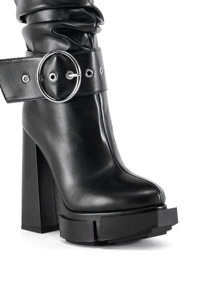 AZALEA WANG ZAYLA BLACK BOOTIE sold by AKIRA product image thumbnail 5
