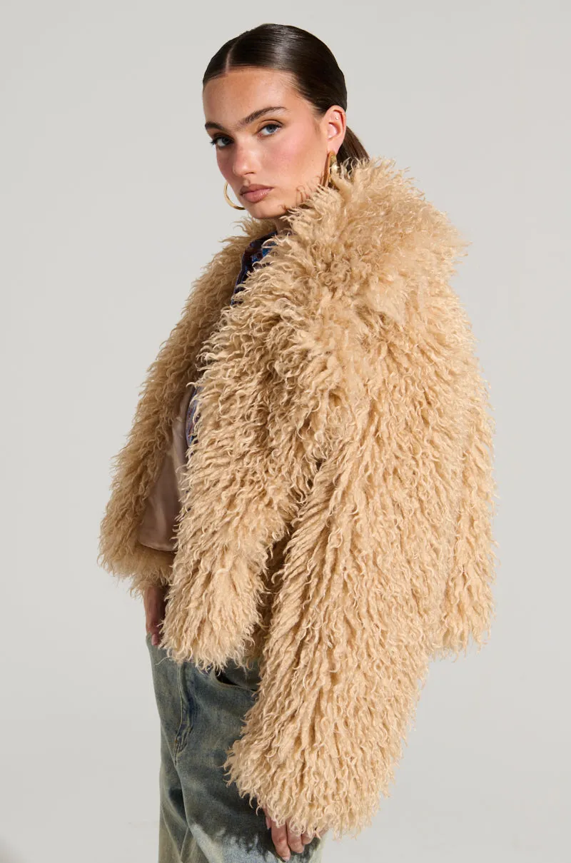 JOJO FAUX FUR COAT sold by AKIRA product image thumbnail 5