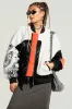 LENNIE MIXED MEDIA BOMBER sold by AKIRA