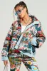 RED LIGHT LAYERED GRAPHIC BOMBER sold by AKIRA