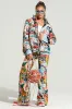 RED LIGHT LAYERED GRAPHIC BOMBER sold by AKIRA