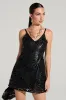 BOUNDLESS LEATHER MINI DRESS sold by AKIRA