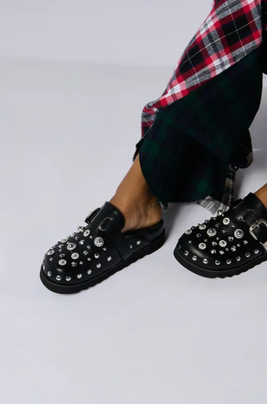 AZALEA WANG CHATTER FUR LINED MULE sold by AKIRA