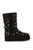 AZALEA WANG EMBELLISHED RHINESTONE BOOTIE IN BLACK sold by AKIRA