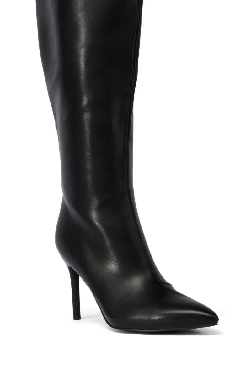 AZALEA WANG ROSELYNN BLACK STILETTO BOOT sold by AKIRA product image thumbnail 5