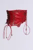RED ROOM LACE UP BELT sold by AKIRA
