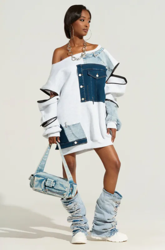 ADIRA MINI SWEATER DRESS sold by AKIRA