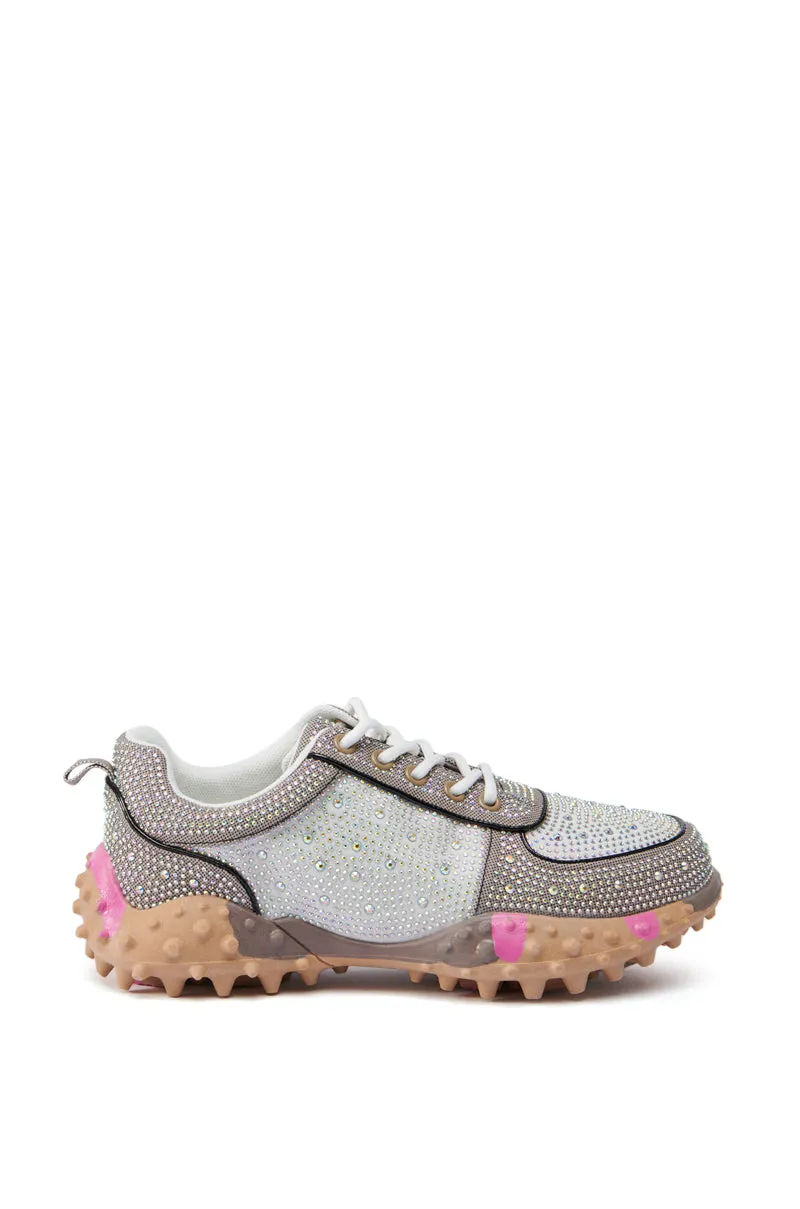 AZALEA WANG ISABEAU BROWN MULTI SNEAKER sold by AKIRA product image thumbnail 2