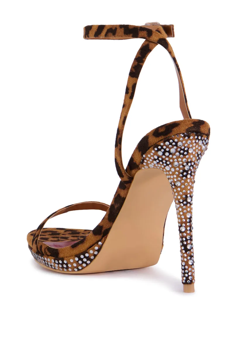 AZALEA WANG LETHA LEOPARD SANDAL sold by AKIRA product image thumbnail 4