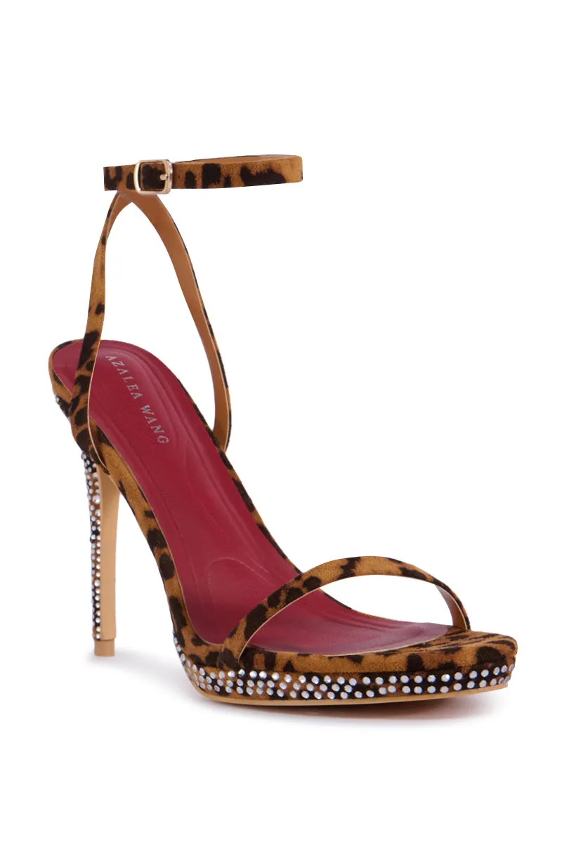 AZALEA WANG LETHA LEOPARD SANDAL sold by AKIRA product image thumbnail 3