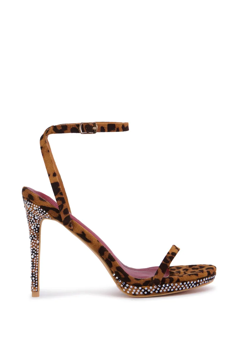 AZALEA WANG LETHA LEOPARD SANDAL sold by AKIRA product image thumbnail 2
