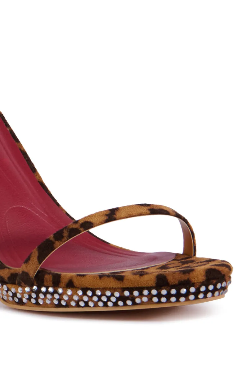 AZALEA WANG LETHA LEOPARD SANDAL sold by AKIRA product image thumbnail 5