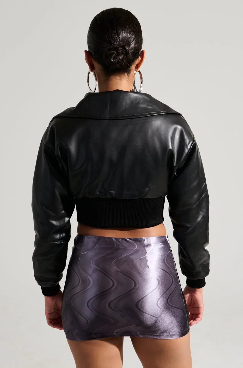 REWIND CROPPED MOTO sold by AKIRA product image thumbnail 5