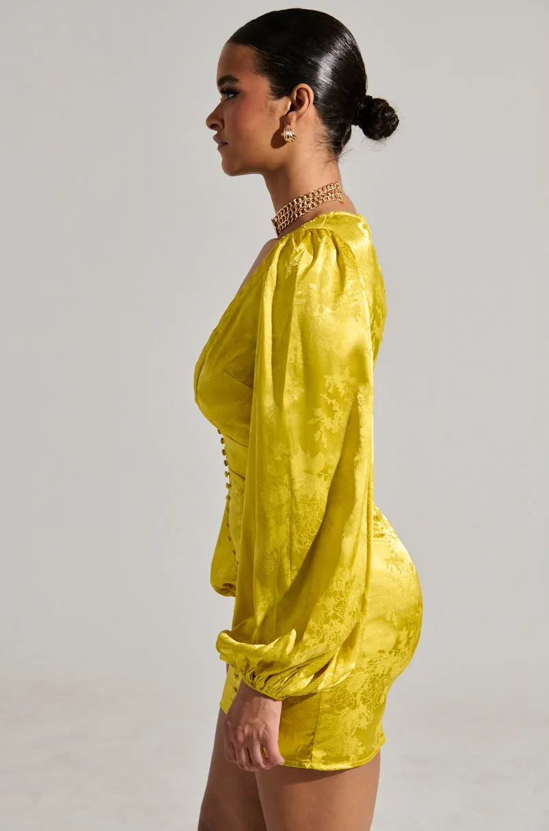 SLEEK AND CHIC SATIN MINI DRESS sold by AKIRA product image thumbnail 4