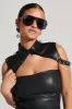 TRUE TRUE PU COLLAR sold by AKIRA
