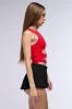 AFTER PARTY CUT OUT TANK IN RED sold by AKIRA