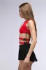 AFTER PARTY CUT OUT TANK IN RED sold by AKIRA