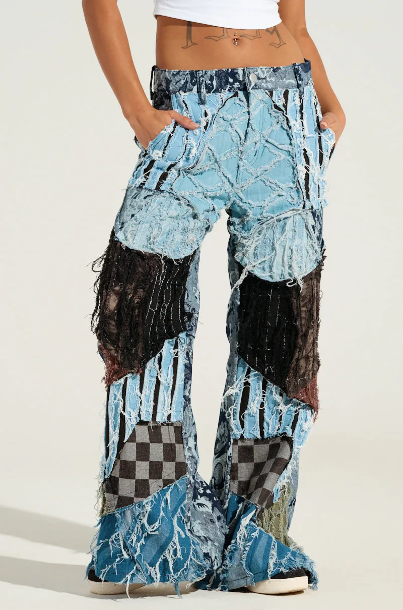 RONNY PATCHWORK DENIM sold by AKIRA product image thumbnail 3