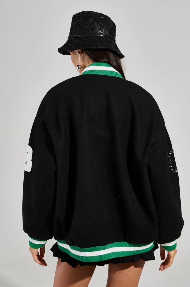 ACE OF SPADES STUDDED BOMBER sold by AKIRA product image thumbnail 5