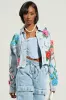 GARDEN OF EDEN EMBELLISHED DENIM JACKET sold by AKIRA