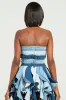 ALESSANDRA DENIM CORSET TOP sold by AKIRA