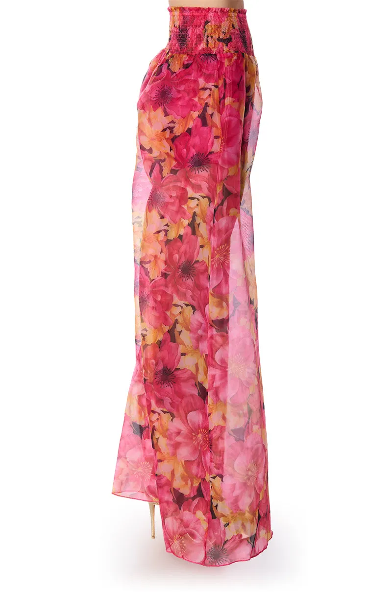 OLIVIA PLEATED PALAZZO PANT sold by AKIRA product image thumbnail 4