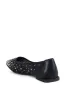 AZALEA WANG HENLEE BLACK RHINESTONE FLAT sold by AKIRA