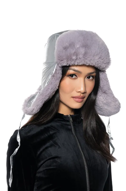 POST ME METALLIC AVIATOR HAT sold by AKIRA