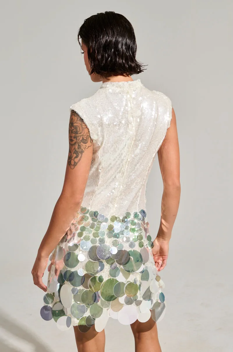 ALL THE RIGHT WAYS SEQUIN MINI DRESS sold by AKIRA product image thumbnail 5