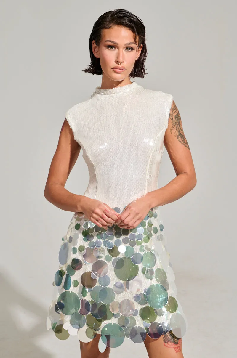 ALL THE RIGHT WAYS SEQUIN MINI DRESS sold by AKIRA product image thumbnail 2