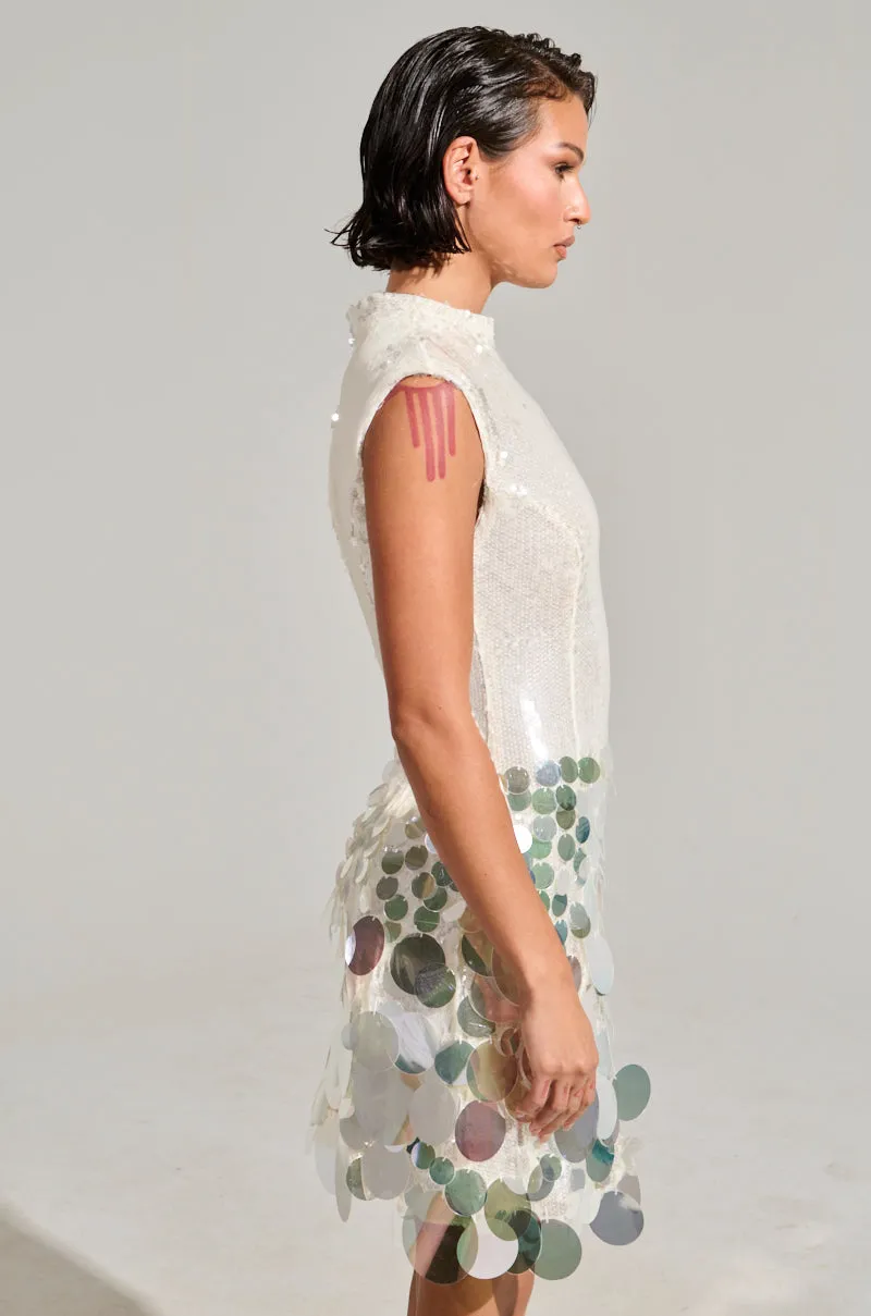 ALL THE RIGHT WAYS SEQUIN MINI DRESS sold by AKIRA product image thumbnail 4