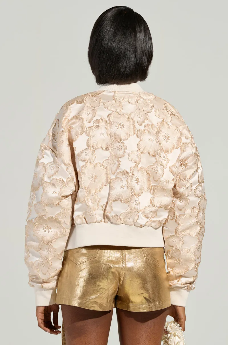 BEAUVAIS BROCADE BOMBER sold by AKIRA product image thumbnail 3