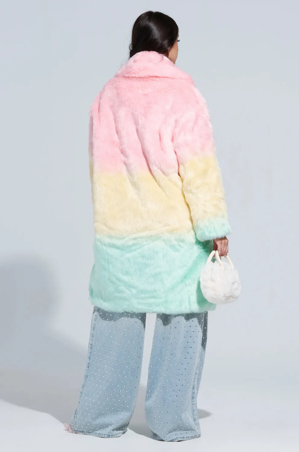 SORBET FAUX FUR TRENCH sold by AKIRA product image thumbnail 5