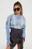 DARE TO BE DENIM CROPPED JACKET sold by AKIRA
