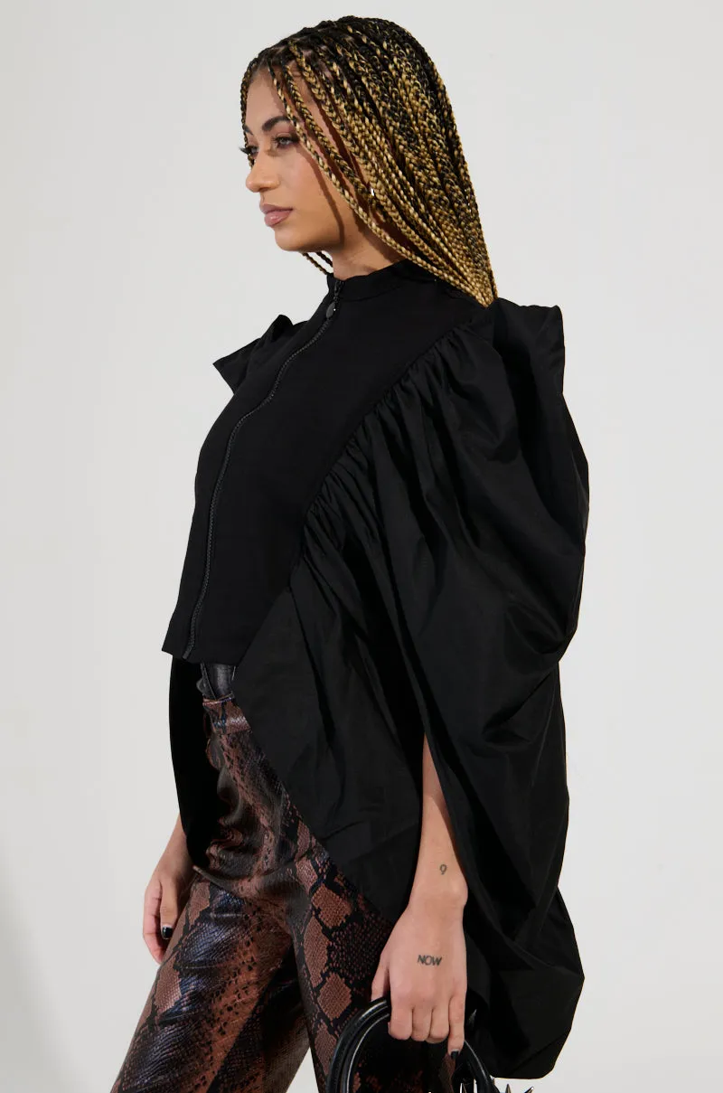 NOUVEAU RICHE EXAGGERATED SLEEVE BOMBER sold by AKIRA product image thumbnail 3