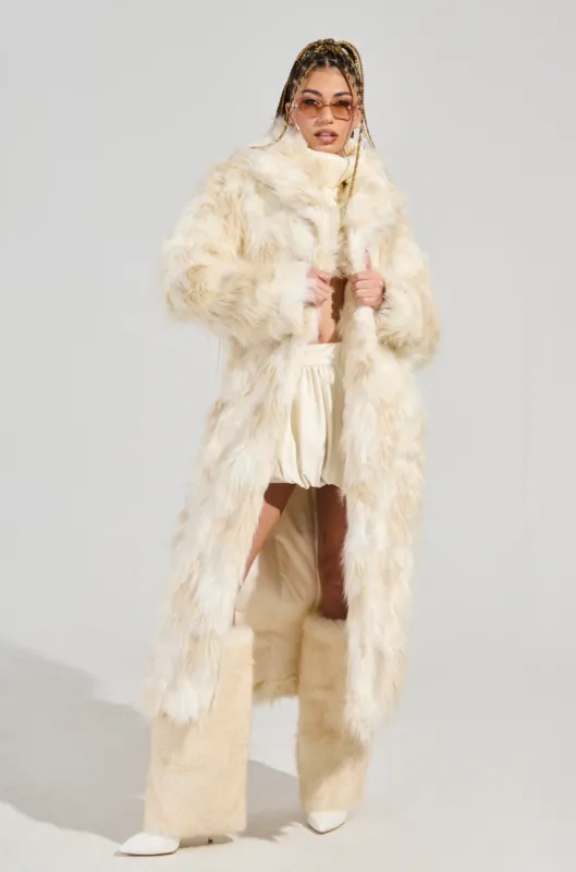 BANKS FAUX FUR COAT sold by AKIRA