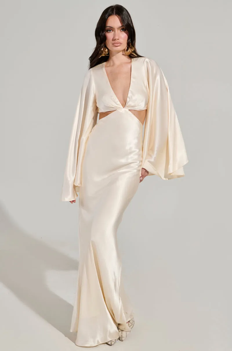 TAYLOR SATIN MAXI DRESS sold by AKIRA product image thumbnail 2