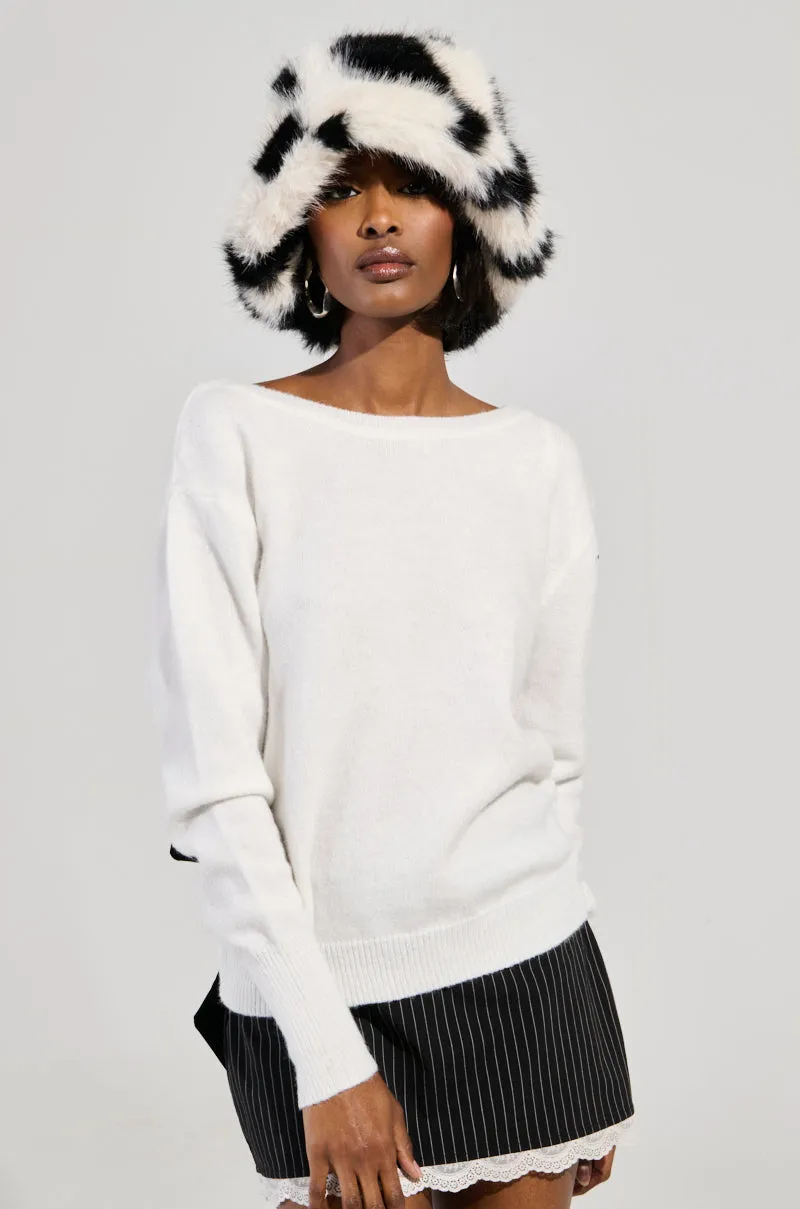 BOW DOWN SWEATER sold by AKIRA product image thumbnail 3