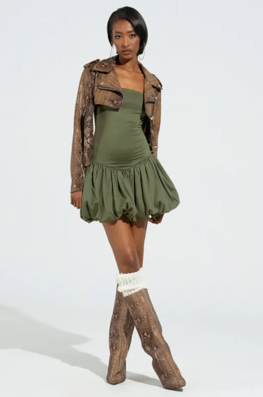 POWER TRIP MINI DRESS sold by AKIRA