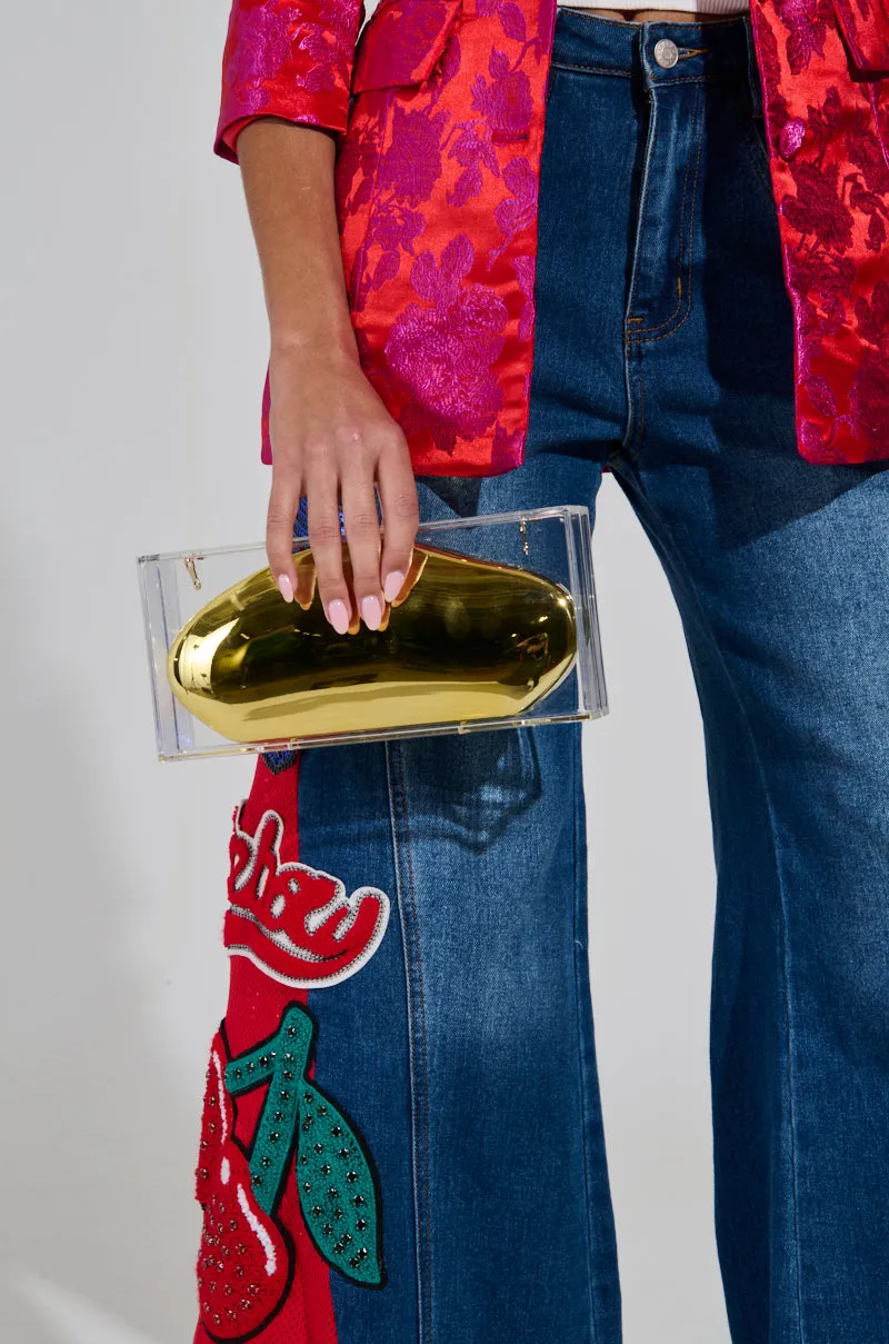 GOLDEN GODDESS CLUTCH sold by AKIRA product image thumbnail 2